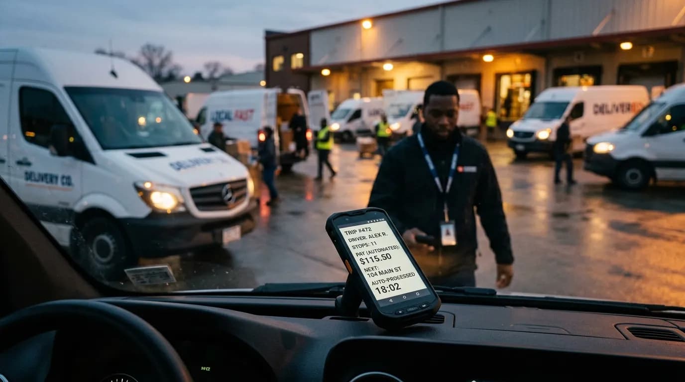 How to Automate Per-Stop Pay for Your Delivery Fleet
