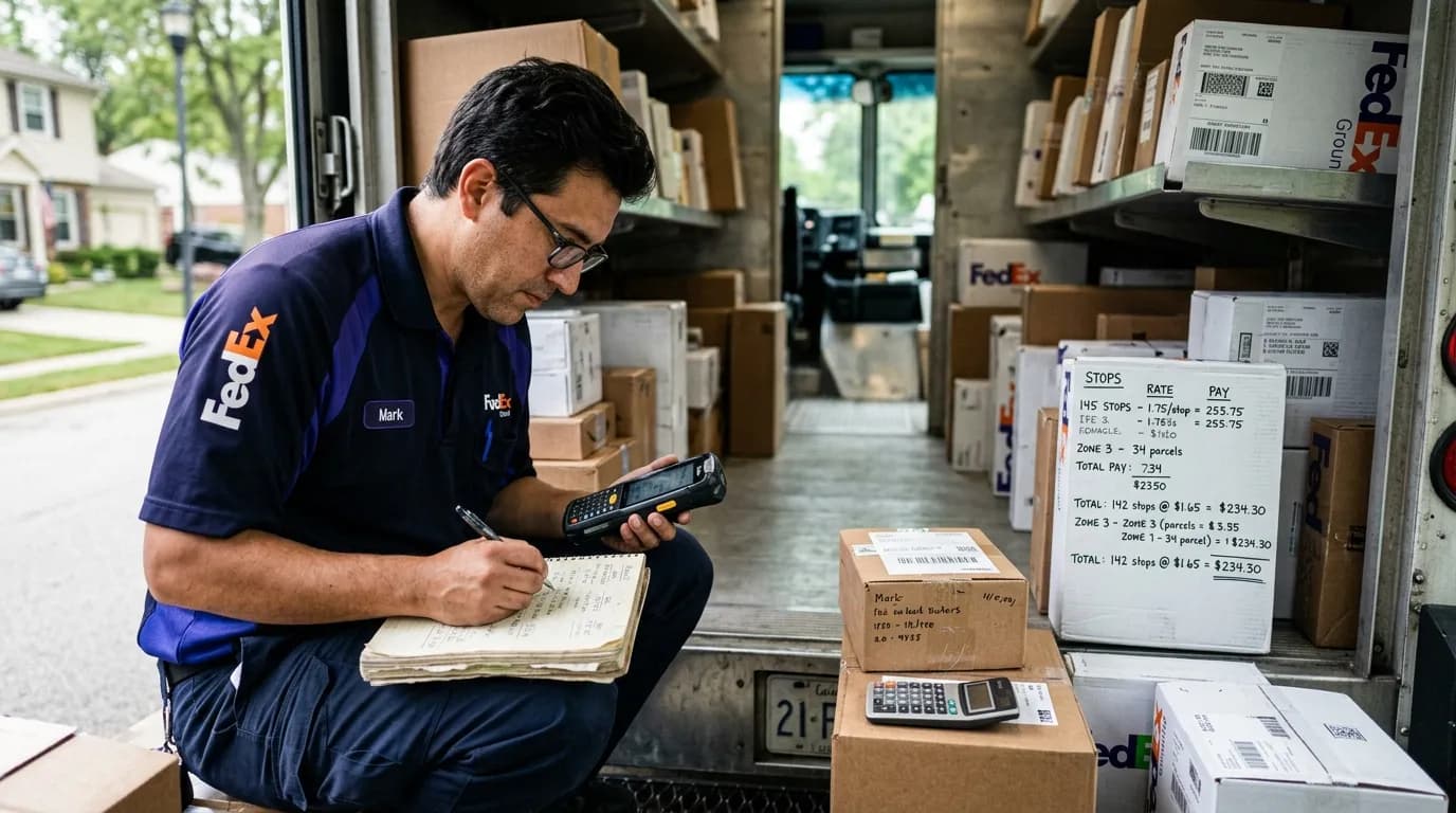 How to Calculate Per-Stop Pay for FedEx Drivers